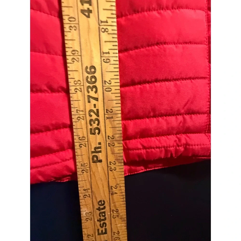 GIII Sports St Louis Cardinals MLB Quilted Puffer Vest Red Blue Womens Small K6